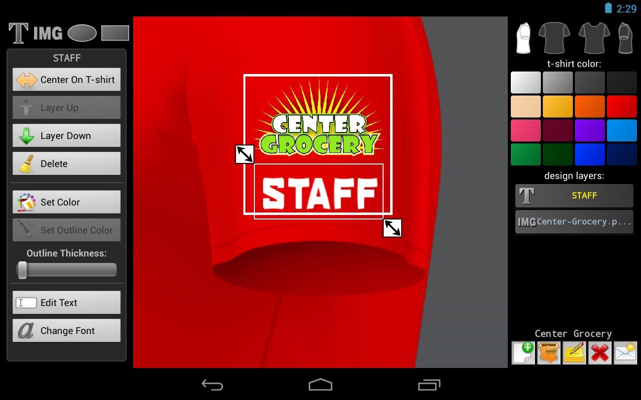 Tshirt Designer Mac App